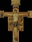 unknow artist The crucifixion with scenes of the suffering Christs oil painting on canvas